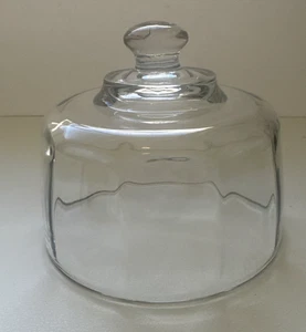 CLOCHE Klar Pressglas Kuppel Lebensmittel ohne Boden Ersatz - Bild 1 von 6
