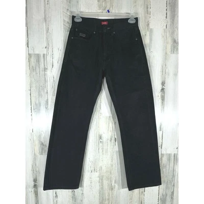 Pantalones de mezclilla Sean Jean talla 30x32 (30x30) negros relajados Hamilton pierna recta tiro medio Foto 1 de 4