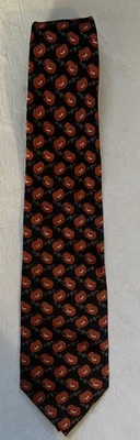 Halloween Novedad Calabaza Murciélago Corbata Espeluznante Sello Toda Seda Foto 1 de 4