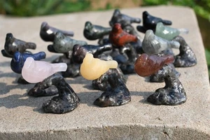 2 Zoll Natürliche Handgeschnitzte Kristall Vogel Statue Kristall Dekor Sammeln Reiki Heilen 1 Stck. - Bild 1 von 10