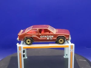 VINTAGE 1980 HOT WHEELS MATTEL CHEVY CITATION X-11 MALAYSIA GOLD HUBS GHO - Picture 1 of 6