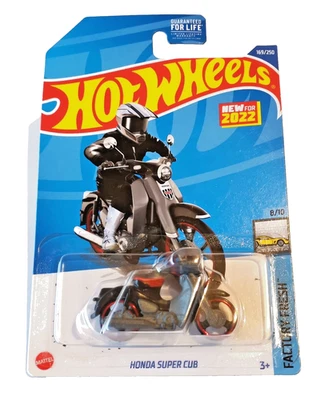 ✅  Hot Wheels HONDA SUPER CUB in OVP * Factory Fresh 2022 * Bike schwarz * MOC - Bild 1 von 4
