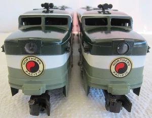 AMERICAN FLYER S GAUGE 490 & 492 NORTHERN PACIFIC PA-1 A-A 1957 RUNS-BEAUTIFUL! - Picture 1 of 8