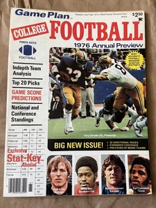 1976 College Game Plan Football Annual Tony Dorsett Pittsburgh Cover 🔥 - Bild 1 von 1