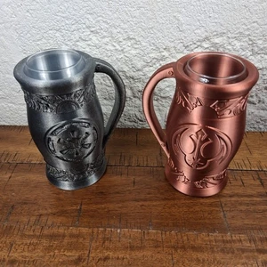 NUOVE tazze Star Wars Mandalorian - porta lattine, tazza birra, Stein - due tazze stampa 3D - Foto 1 di 12