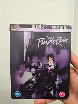 Purple Rain 40th Anniversary Steelbook - Not sealed scuffed slip cover - Image 1 of 3