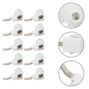 10 Stück Kunststoff Reihenklemmen für Sammelschienen-Leistungsschalter Anwendu - Picture 1 of 8