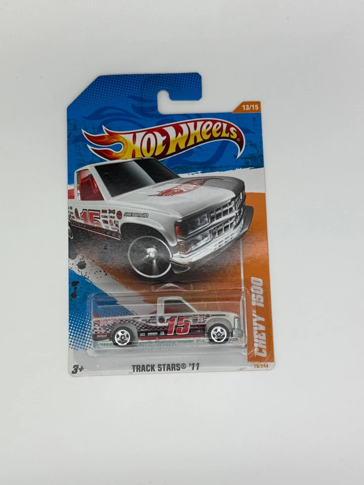 Chevy 1500 2011 Hot Wheels blanco - Track Stars #76/244 Foto 1 de 1