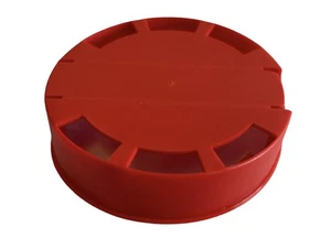Tamper Resistant Keg Caps 63mm Red - For Sankey and D Spears -12, 50, 200 or 450 - Bild 1 von 3