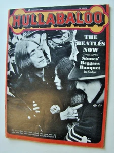 Hullabaloo Magazine John Lennon & Yoko Photograph Cover The Beatles Now Feb 1969 - Bild 1 von 2
