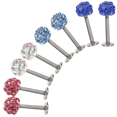  8 Pcs Ohr Stecker Ohringe Knorpel-Ohrring Ohrringe Mit Flacher Rückseite - Bild 1 von 4