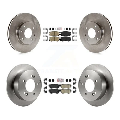 Front Rear Ceramic Pad & Disc Brake Rotor Kit For 2005 Kia Magentis From 10 - Image 1 of 4