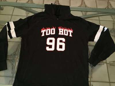 Joe Boxer Mujer Juniors Too Hot Recortada Sudadera con Capucha Talla Grande Única Foto 1 de 4