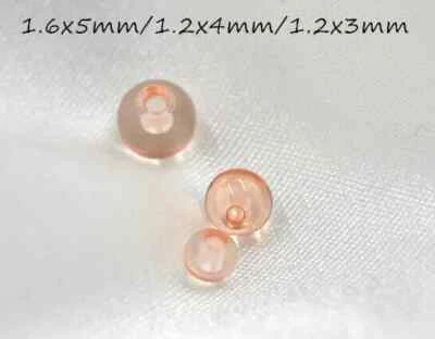 Nude Acrylic Replacement Balls Spare Ends Piercing Jewelry Retainer Skin Colored - Image 1 of 3