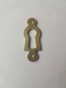 Antikmöbel Blende Schlossblende Möbel Schloss Möbelbeschlag Beschlag 35x13 mm - Bild 1 von 1