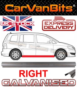 PARA VOLKSWAGEN VW TOURAN 1T 1T2 1T3 03-15 CUERPO DE REPARACIÓN DE UMBRALES ÓXIDO PANEL EXTERIOR DERECHO - Imagen 1 de 7