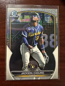 2023 Bowman Chrome - Prospects Mojo Refractor #BCP-246 Jackson Chourio (RC) - Picture 1 of 2
