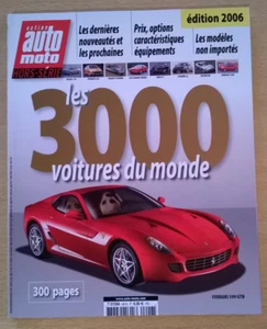 ACTION AUTO MOTO Hors-Série : Les 3000 voitures du monde - Edition 2006 - Neuf ! - Picture 1 of 14