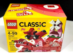 Lego #10707 Classic Red Creativity Box Building Set 55 piece NIB