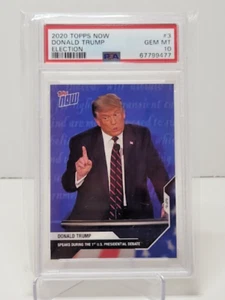 Donald Trump 2020 Topps NOW Election #3 - PSA 10 Gem Mint - Bild 1 von 2