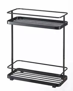 Yamazaki YAMAZAKI YAMAZAKI home Tower Bath Rack Black - Picture 1 of 1