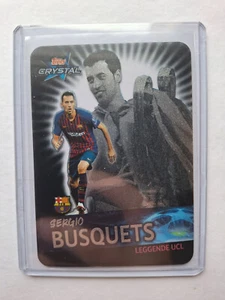Sergio Busquets #121 Legend Card Topps Crystal Champions League 2018 2019 - Picture 1 of 2