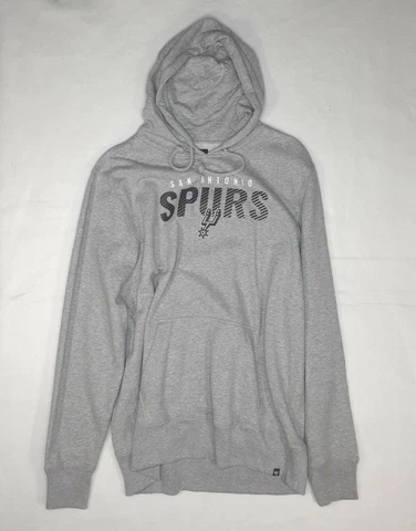 New San Antonio Spurs NBA '47 Brand Men's 2XL Pullover Sweatshirt Hoodie Gray Cover