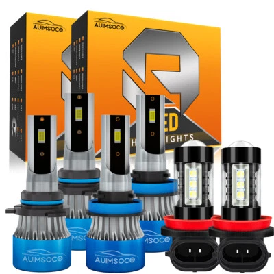 Kit de bombillas LED luces altas/bajas + luces antiniebla para Toyota Sienna 2011-2020 Foto 1 de 4