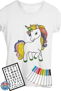 DaVinci in You Einhorn Malset für Mädchen - DIY mit Shirt, 10 Stoff März - Bild 1 von 5