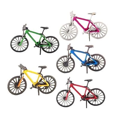 1:64 Mini Bicicletta Modello Scena Mountain Bike Fata Giardino Diorama - Immagine 1 di 2