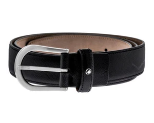 Montblanc 109759 Contemporary Line Men's Saffiano Horse Belt - New in Box - Picture 1 of 3