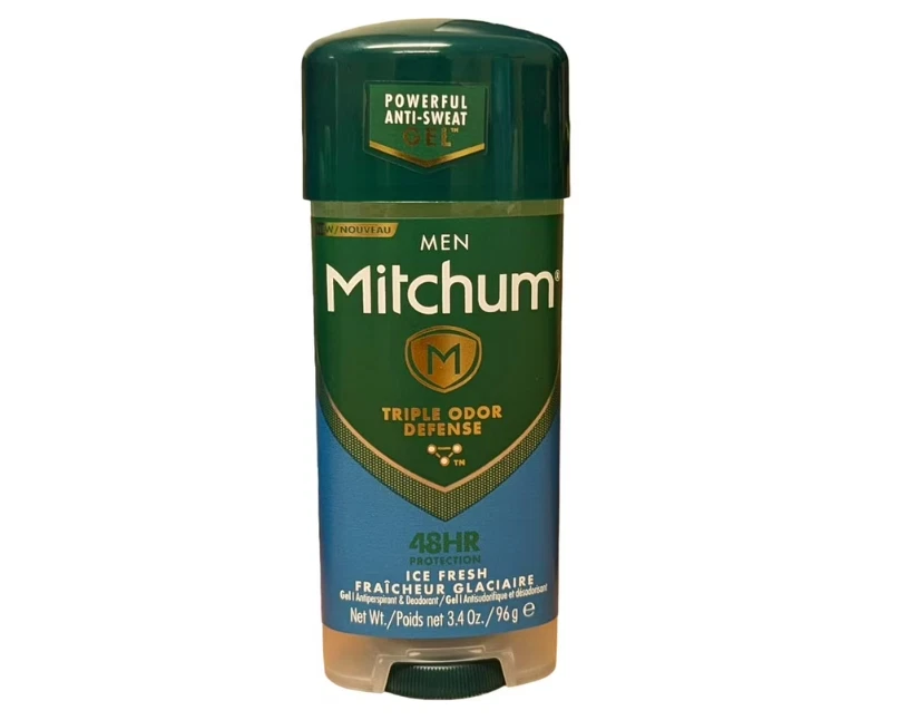NUEVO Mitchum Men Triple Odor Defense Gel Antitranspirante Desodorante Ice Fresh 3.4oz Foto 1 de 1
