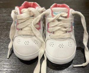 VTG 90’s athletic Infant Sneakers Shoes Sz:0 Oshkosh B’Gosh Hi Top - Picture 1 of 8