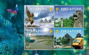 Singapur 2009 Singapur-Indonesien Joint Issue - MS Mnh - Bild 1 von 2
