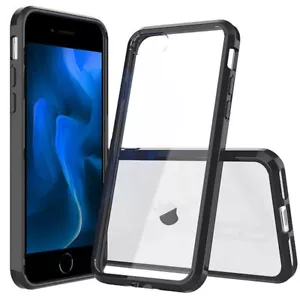 Tough Shield Snap-on Transparent Hybrid Case for iPhone SE (3rd gen & 2nd gen) - Picture 1 of 1