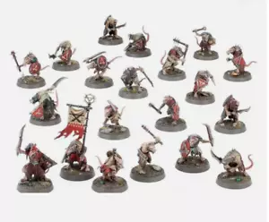 Warhammer AGE OF SIGMAR 2024 SKAVENTIDE Skaven Clanrats x20 MINT ON SPRUE A3 - Picture 1 of 3