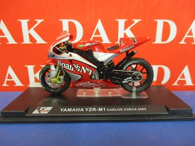 Die cast 1/24 Modellino Moto GP Yamaha YZR-M1 Carlos Checa 2004 - Immagine 1 di 4