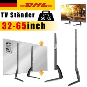 32-65" TV Ständer Fernseher Standfuß Höhenverstellbar Halterung VESA MAX.50KG - Bild 1 von 12