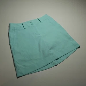 Nike Golf Dri-Fit Skort Womens 2 Tour Performance Celeste Blue Pockets 2 Button - Picture 1 of 17