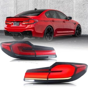 Pair LED Tail Lights Rear Stop Lamp For BMW 530 540 G30 M5 F90 2017-2020 G38 - Foto 1 di 14