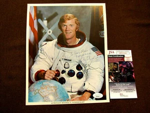 RUSTY SCHWEICKART APOLLO 9 ASTRONAUT SIGNED AUTO VINTAGE NASA LITHO PHOTO JSA - Bild 1 von 3