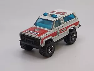 Vtg. 1983 Matchbox Chevy Blazer 4x4 Sheriff SP-7 1:64 Diecast Macao - Picture 1 of 10