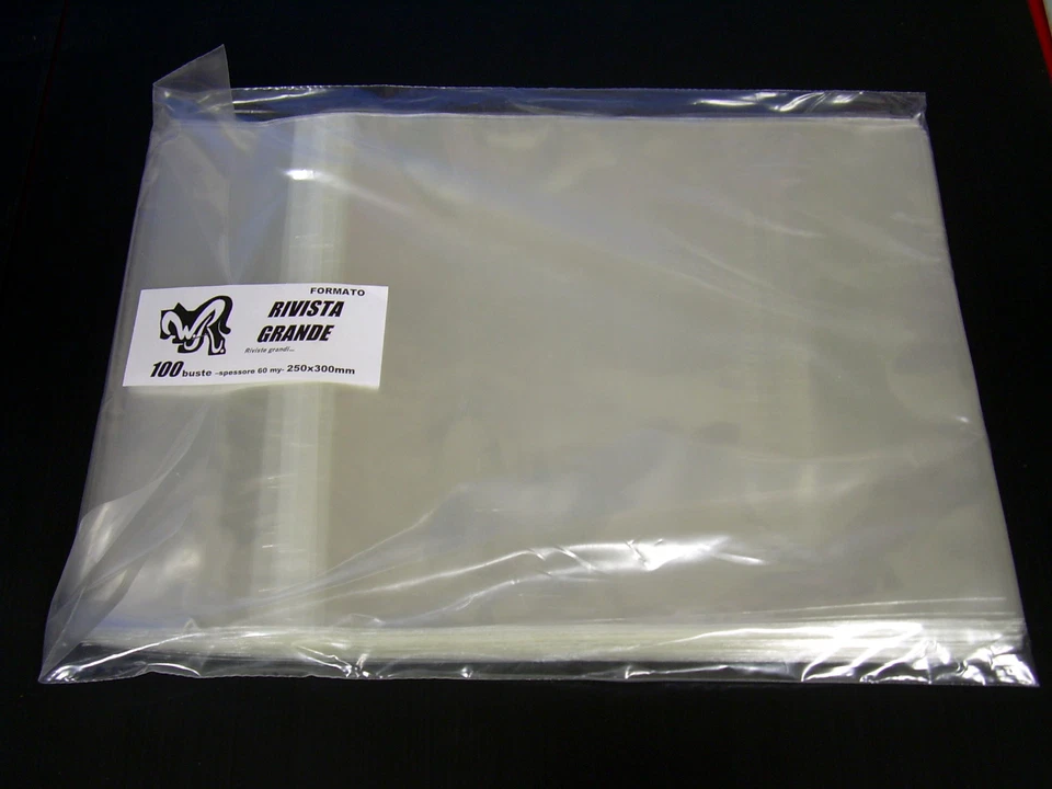 RIVISTA GRANDE - WR BUSTE pacco da 100 per Riviste Grandi - Scegli il meglio !