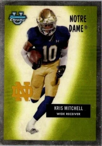 2024 Bowman Chrome U #55B-19 Kris Mitchell Notre Dame - Bild 1 von 2