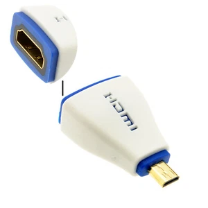 Pro HDMI 2.0 Buchse Micro HDMI Stecker High Speed Adapter Weiß [008721] - Bild 1 von 24