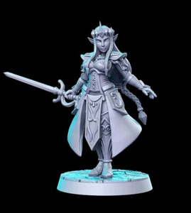 Zalidra Elfenprinzessin Pinup Fantasy Miniatur DnD Tabletop RPG Rollenspiel RNE - Bild 1 von 1