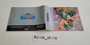 SEGA Game Gear - Land of Illusion Starring Mickey Mouse - Notice / Instruction - Picture 1 of 1