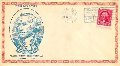 FDC   # 707-1B   --  Roessler   ---  1932 - Image 1 of 2