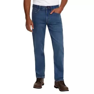 Kirkland Signature Straight Fit Cotton Blue Heavy-Duty Jeans Pants Choose Size - Picture 1 of 10