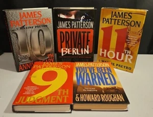 James Patterson 5 Book Lot Womens Murder Club 9th Judgment 10th Anniversary HC - Picture 1 of 11